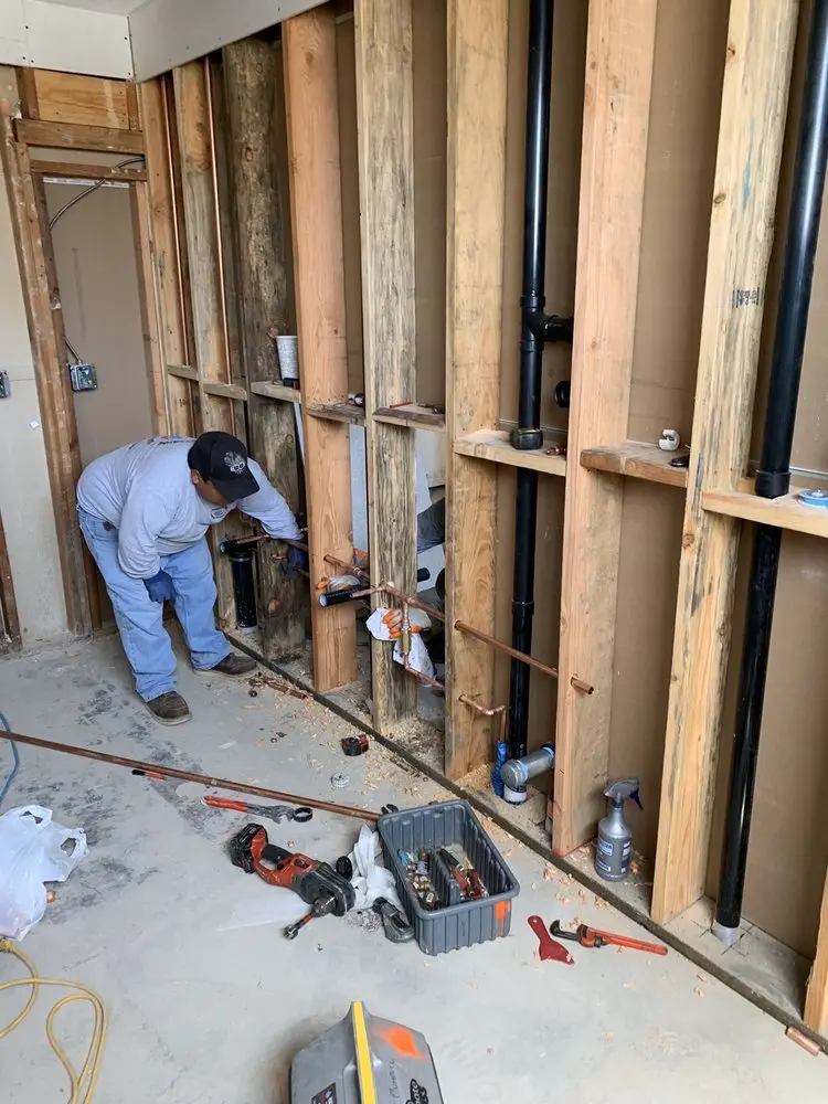 Commercial rough-in plumbing for Trenchless Sewer Repair in Peconic